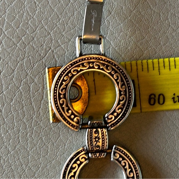 Brighton Vintage Central Park Silver Bracelet and Matching Earrings - Picture 6 of 9